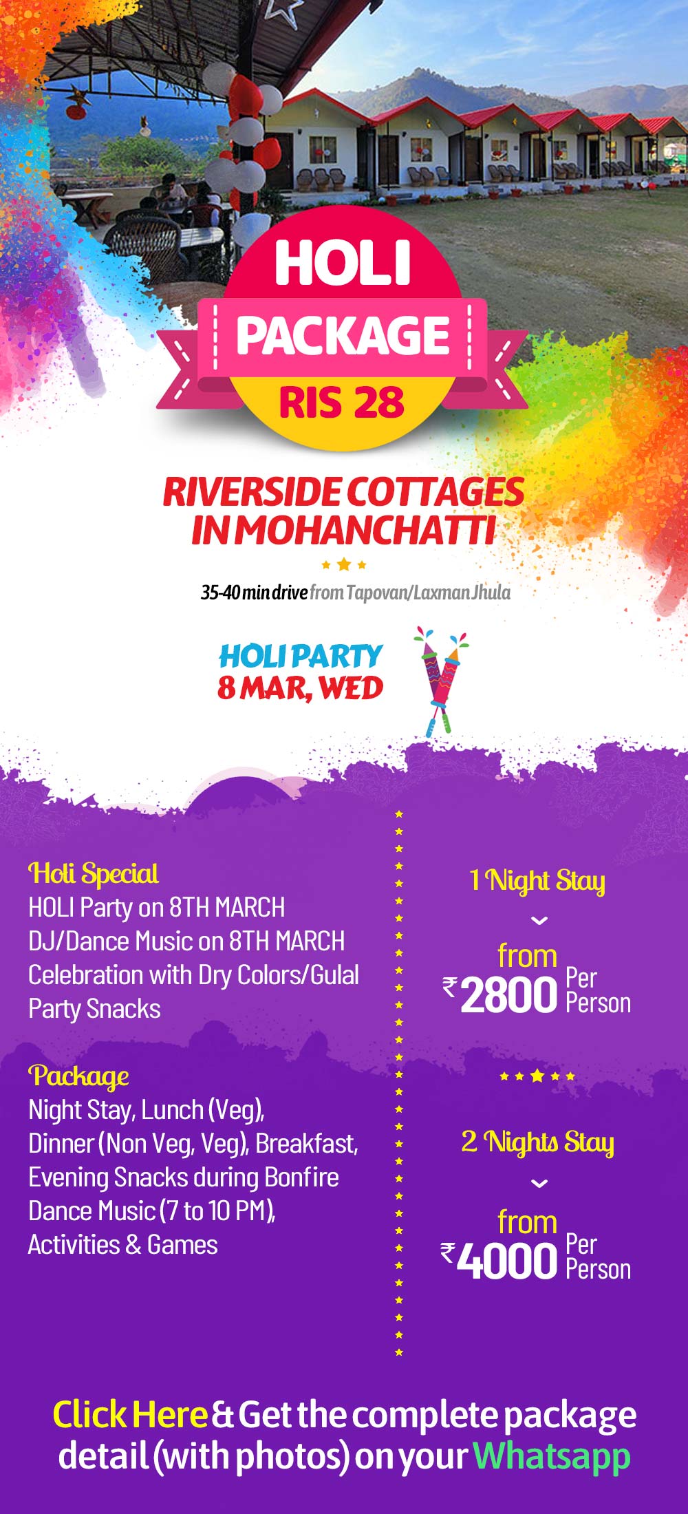 Holi Event 2023 - RIS 28, Rishikesh