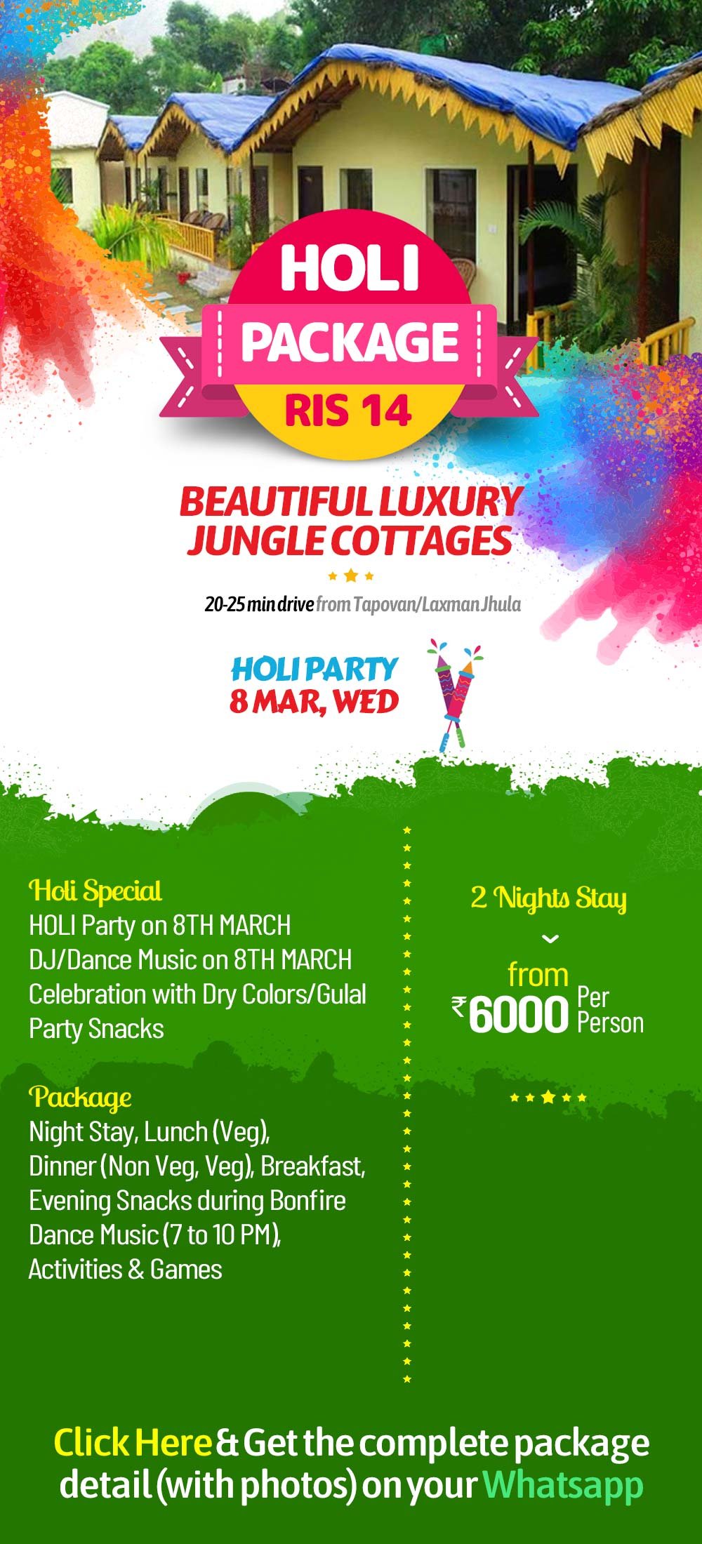 Holi Event 2023 - RIS 14, Rishikesh