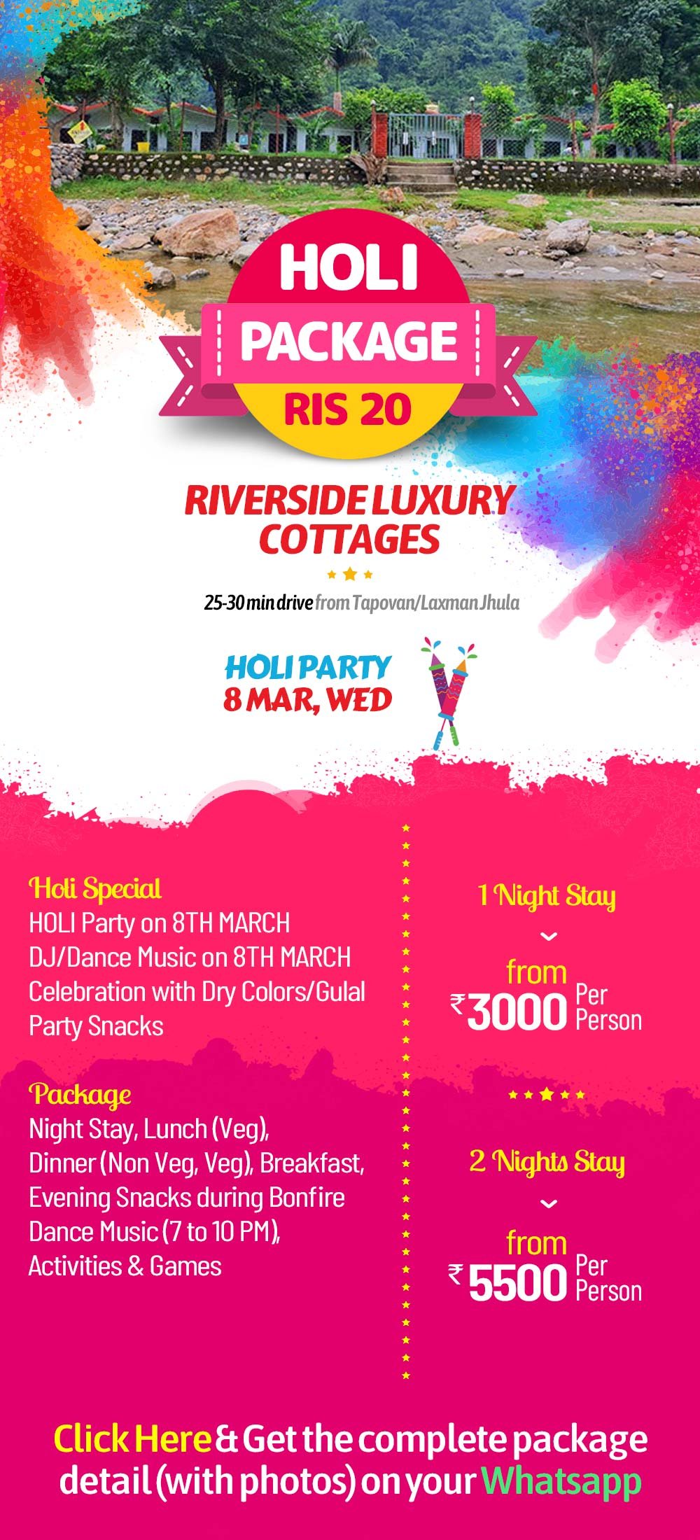 Holi Event 2023 - RIS 20, Rishikesh