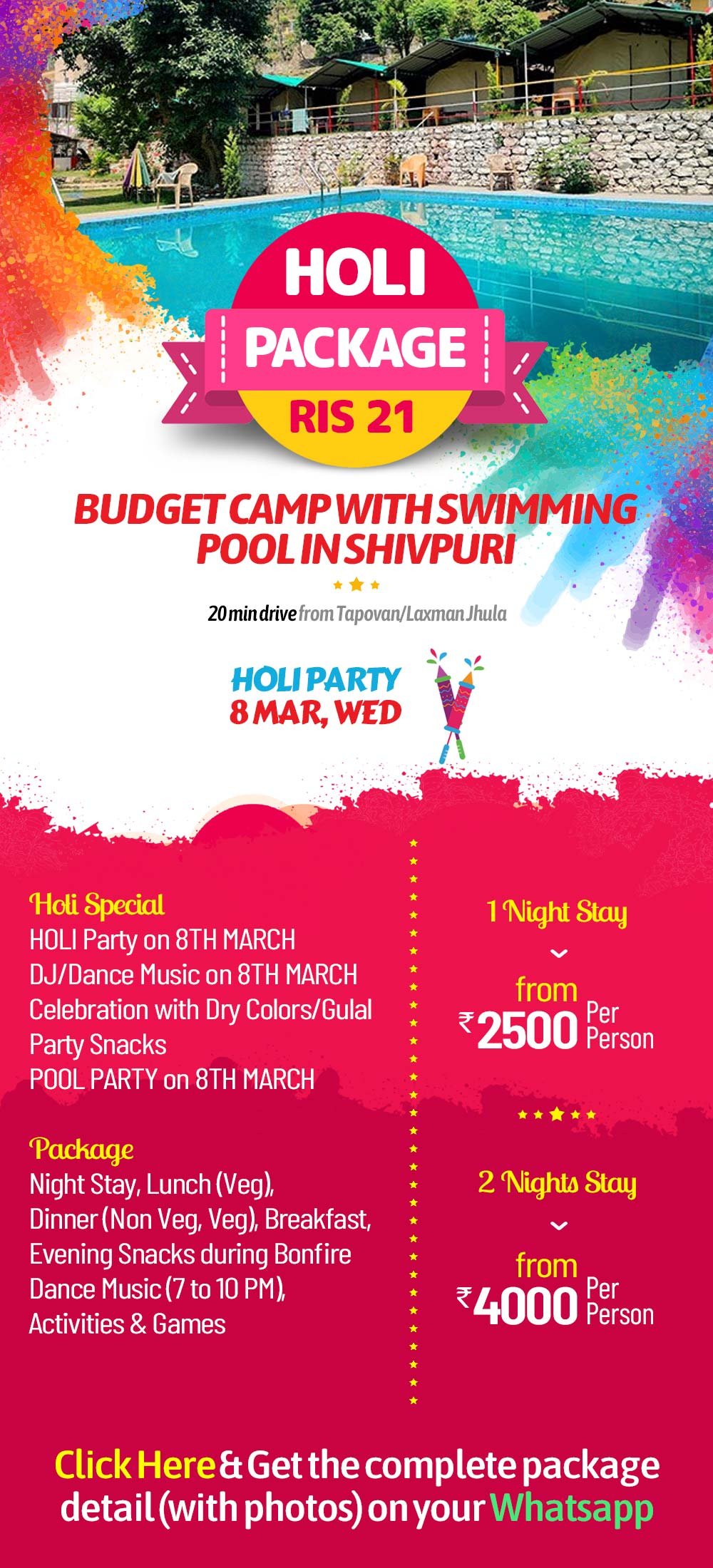 Holi Event 2023 - RIS 21, Rishikesh