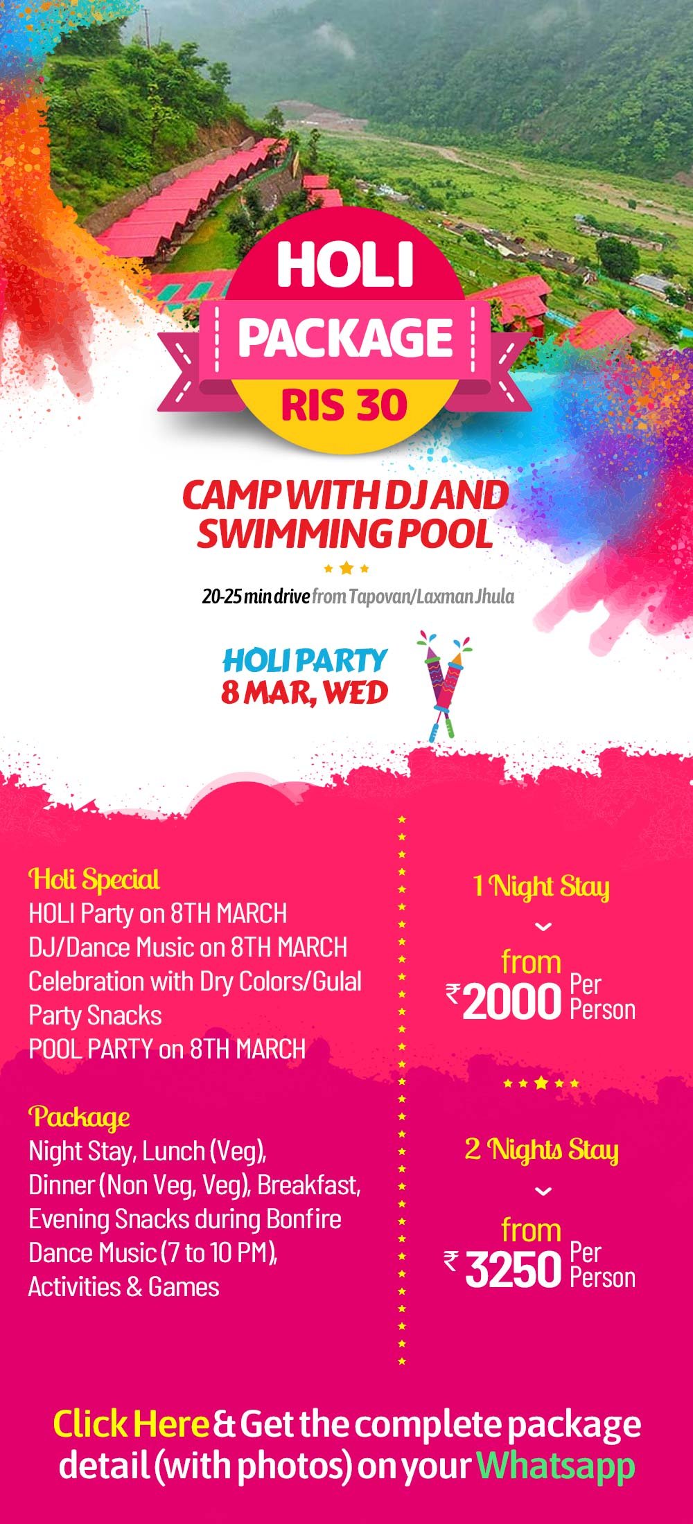 Holi Event 2023 - RIS 30, Rishikesh