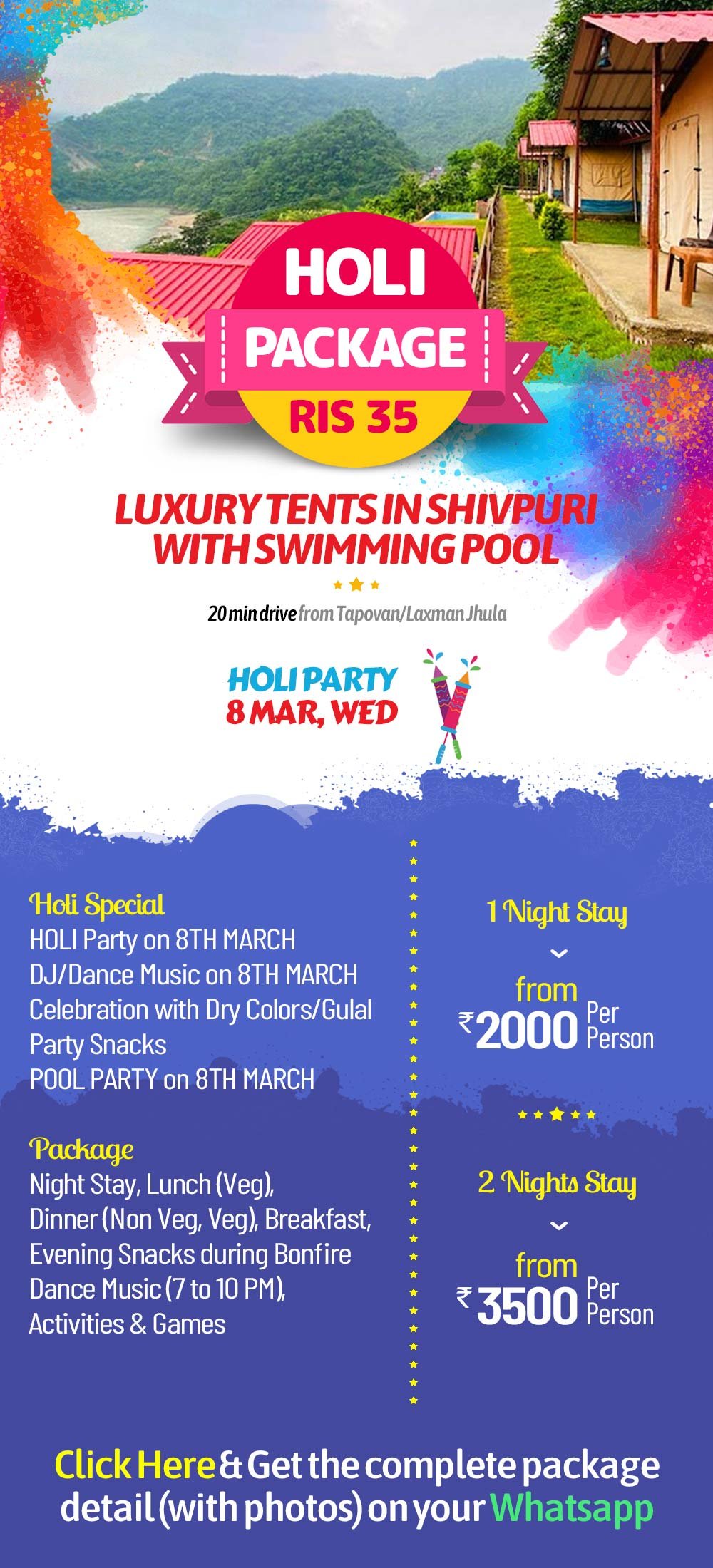 Holi Event 2023 - RIS 35, Rishikesh