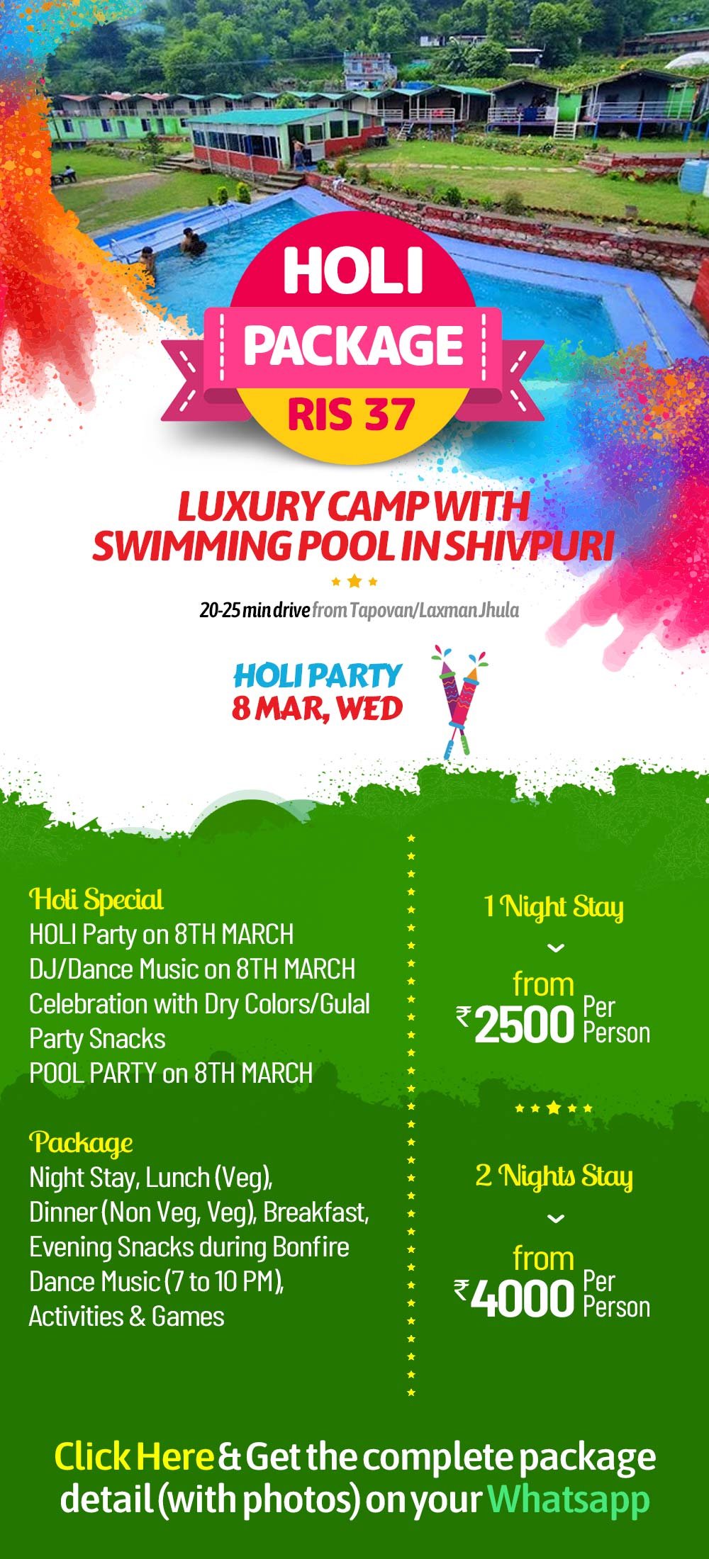 Holi Event 2023 - RIS 37, Rishikesh