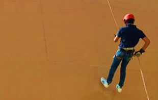 Rappelling in Rishikesh