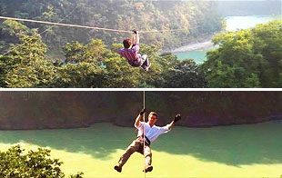 Ganga Zipline in Rishikesh